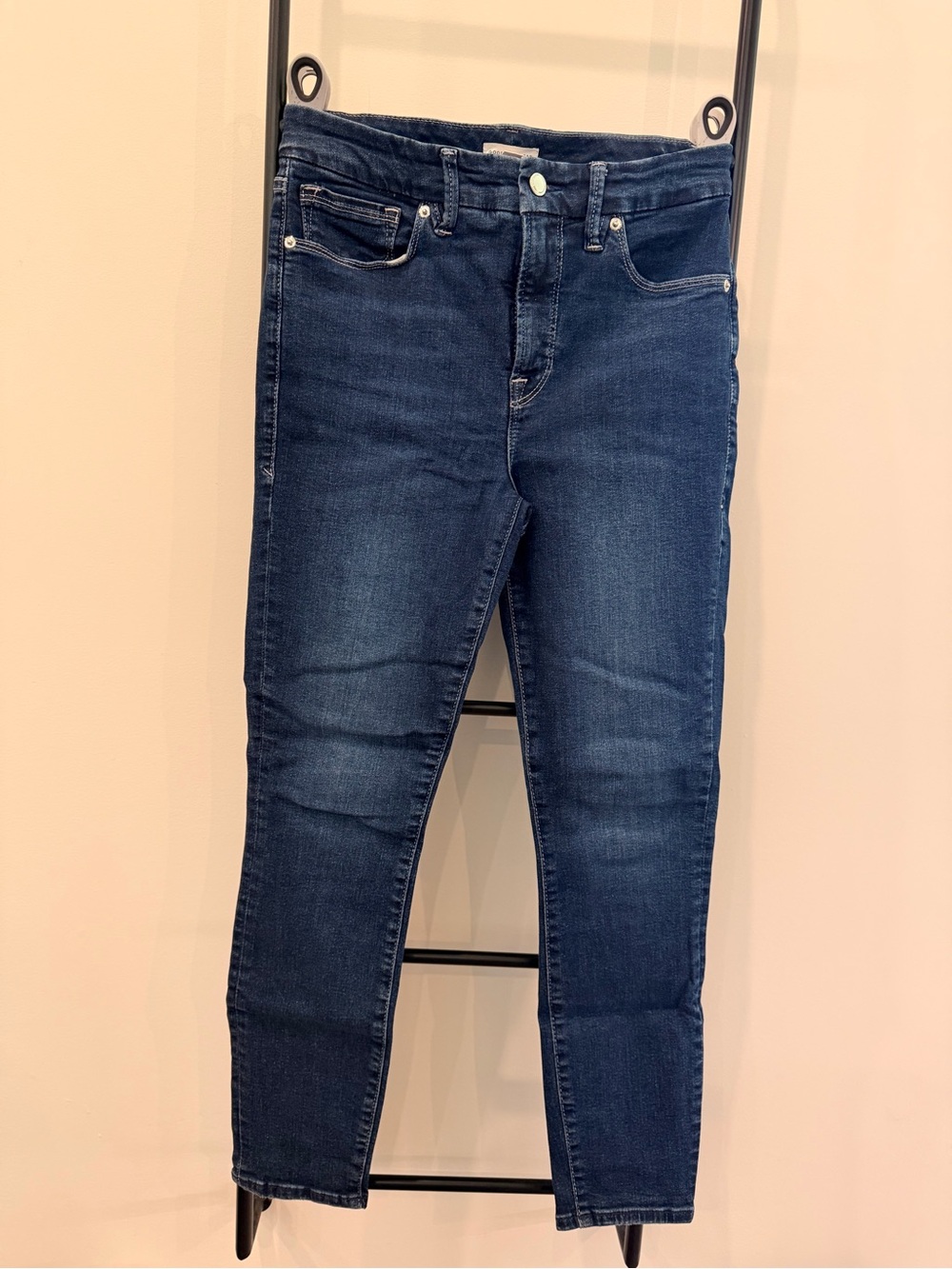 Good American Dark Indigo Skinny Jeans